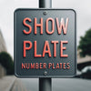 Show Plate Number Plates - Custom Designs for Every Style | Quick Dispatch Plates & Signs