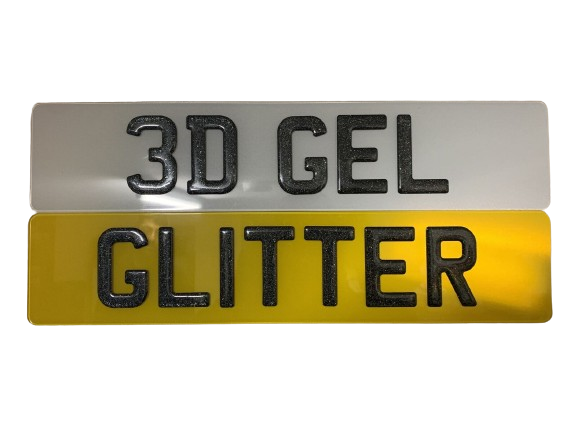 3D Glitter Gel Showplates - Dazzling Custom Finish | Quick Dispatch Plates & Signs